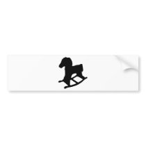 rocking horse - rocker bumper stickers
