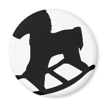 rocking horse - rocker magnets