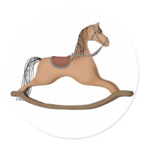 rocking-horse stickers by franticattic rocking-horse stickers