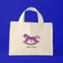 Rocking Horse Tote  with Baby's Name