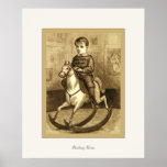 Rocking Horse ~ Vintage Fine Art Print