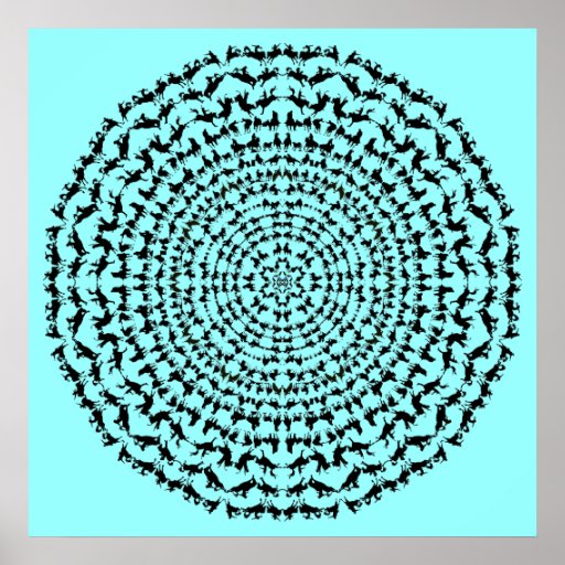 Rocking R Rodeo Mandala 2A Print