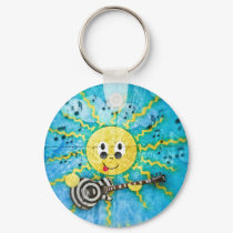 Rocking Sunny Keychain