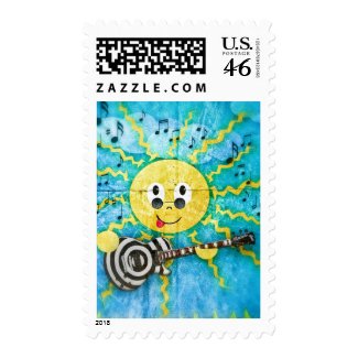 Rocking Sunny stamp