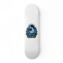 Rockn Biker Blue Skate Board Decks