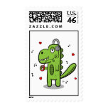 Rockosaur Dinosaur Postage Stamp