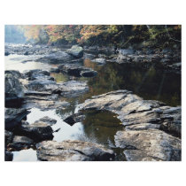 Rocks and boulders, York River, Ontario, Canada Flyer Design