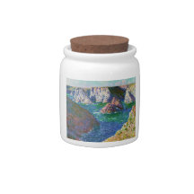 Rocks at Belle-Ile Claude Monet Candy Dish