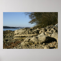 Rocks on a Beach Posters