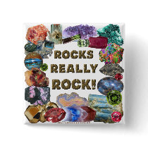 Rocks Really Rock buttons by geargems Rocks Really Rock buttons