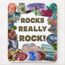 Rocks Really Rock mousepads by geargems Rocks Really Rock mousepads
