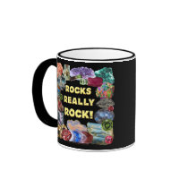 Rocks Really Rock mugs by geargems Rocks Really Rock mugs