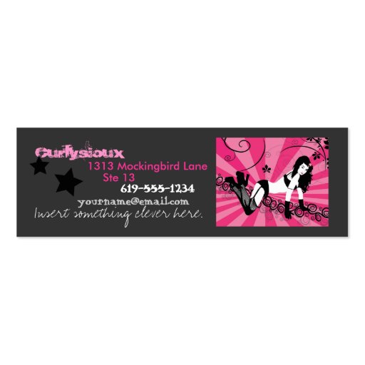 Rockstar Card Business Card Template (front side)