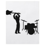 Rockstar drum guitar smasher flyers