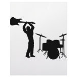 Rockstar drum guitar smasher letterhead