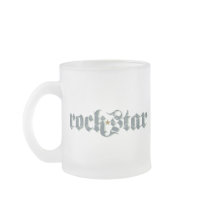 Rockstar - Frosted Glass Mug