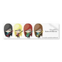 Rockstar Girls Bumpersticker