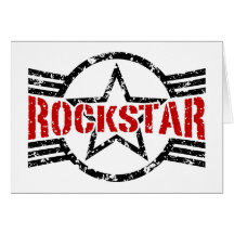 Rockstar Greeting Card