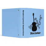Rockstar Guitar Binder, Black