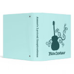 Rockstar Guitar Binder, Dark Teal