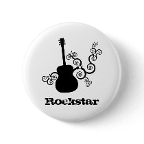 Rockstar Guitar Button
