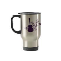 Rockstar Guitar Mug, Purple