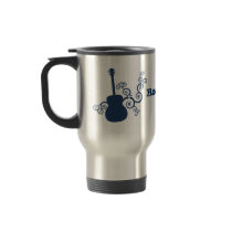 Rockstar Guitar Mug, Royal Blue