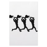 rockstar icon running guitarist custom stationery