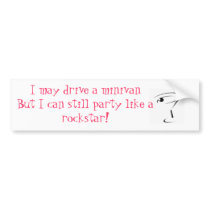 Rockstar Minivan Bumper Stickers