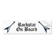 Rockstar On Board bumper stickers