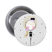 RockStar PenGirl Button buttons