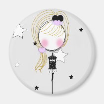 RockStar PenGirl Magnet magnets