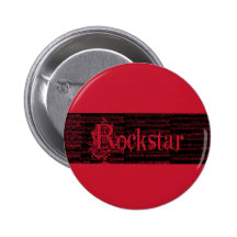 Rockstar rojo pin