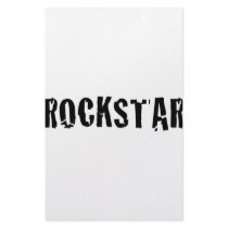rockstar personalized stationery