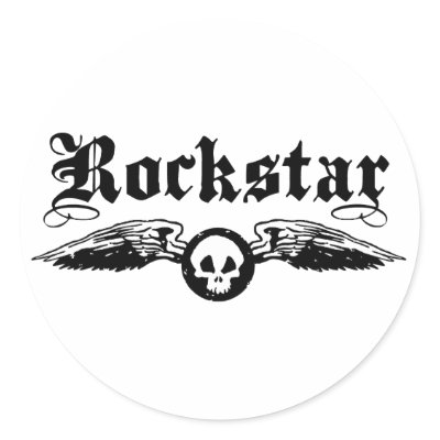 Rockstar stickers