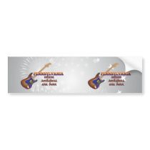 Rockstars are born in Pennsylvania Bumper Stickers