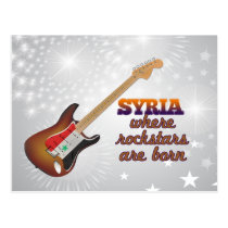 Rockstars are born in Syria Postcards