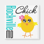 Rockville MD Chick Refrigerator Magnet