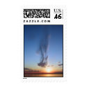 Rockwall, TX Rising Cloud Sunset postage