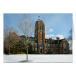 Rockwell Hall in Winter Card