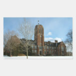 Rockwell Hall in Winter Sticker