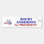 Rocky Anderson 2012 Bumper Stickers