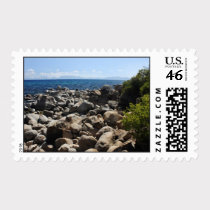 Rocky Beach of Lake Tahoe postage