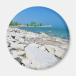 Rocky Beach Shore Refrigerator Magnet