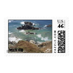 Rocky Coast of Mexico Postage Stamp