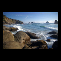 Rocky coast posters