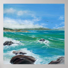 Rocky Coastline Print