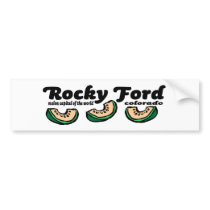 Rocky Ford bumper stickers