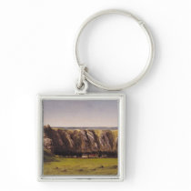 Rocky landscape near Flagey Keychain