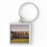 Rocky landscape near Flagey Keychain